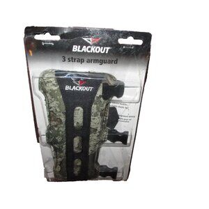 Blackout 3 Strap Armguard 8" Long Flex Foam Camo